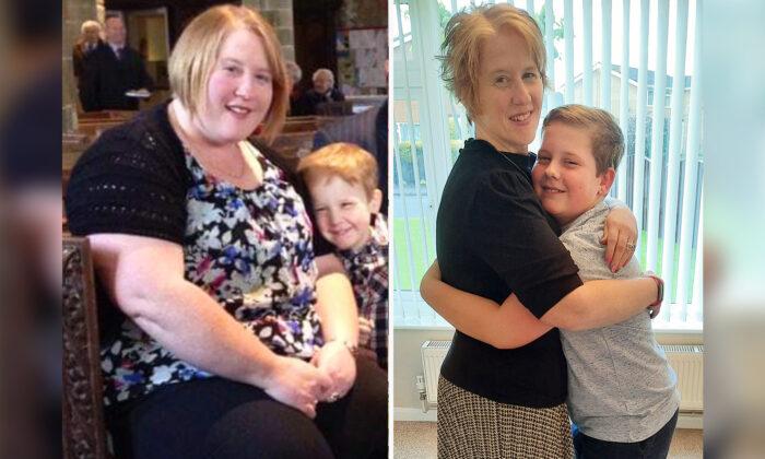 280lb Mom Too Obese for Hugs Slims Down to Size 8 to Cuddle Son: ‘He Had Faith in Me’