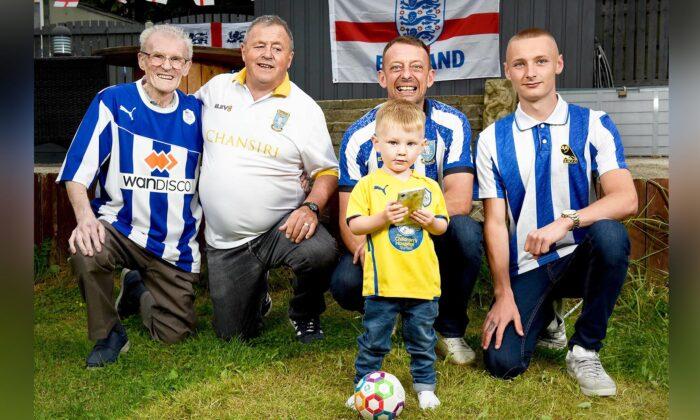 5 Generations of First-Born Fellas in Same Family Gather to Celebrate Father’s Day in UK