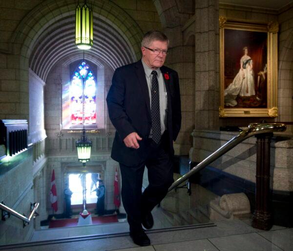 Senate Conservative leader Sen. Don Plett in a file photo. (The Canadian Press/Adrian Wyld)