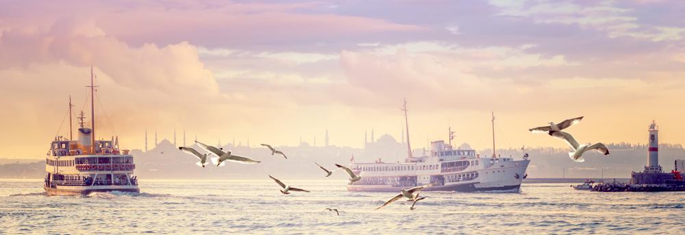 Istanbul in the morning haze. (Repina Valeriya/Shutterstock)