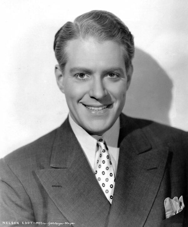 Nelson Eddy, here in a 1935 publicity photo, plays the hero Steve Logan in the “Let Freedom Ring.” (Public Domain)