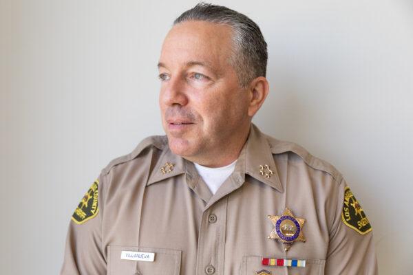 A photo of Los Angeles Sheriff Alex Villanueva. (John Fredricks/The Epoch Times)