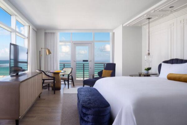 A Club Oceanfront Room. (Courtesy of The Ritz-Carlton, South Beach)
