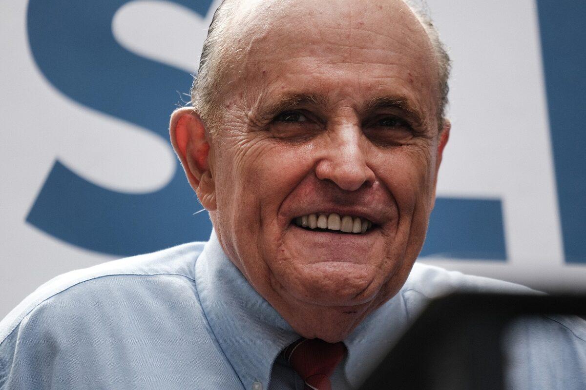 Former New York City Mayor Rudy Giuliani in New York City on June 21, 2021. (Spencer Platt/Getty Images)