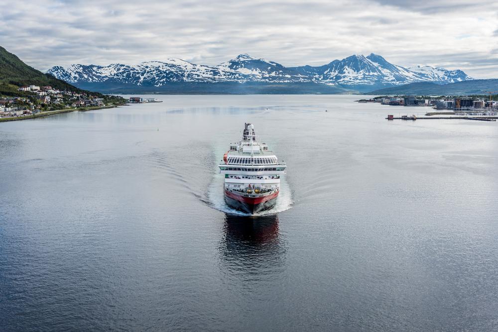 Hurtigruten, a daily passenger and freight shipping service, travels along Norway's western and northern coast between Bergen and Kirkenes. (Anibal Trejo/Shutterstock)