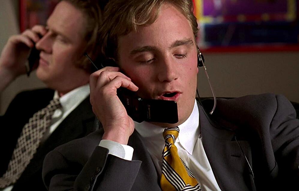 Jay Mohr (center) as scruple-less agent Bob Sugar in “Jerry Maguire.” (TriStar Pictures)