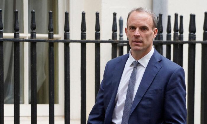 UK’s Raab Responds to Questions About Holiday as Kabul Fell