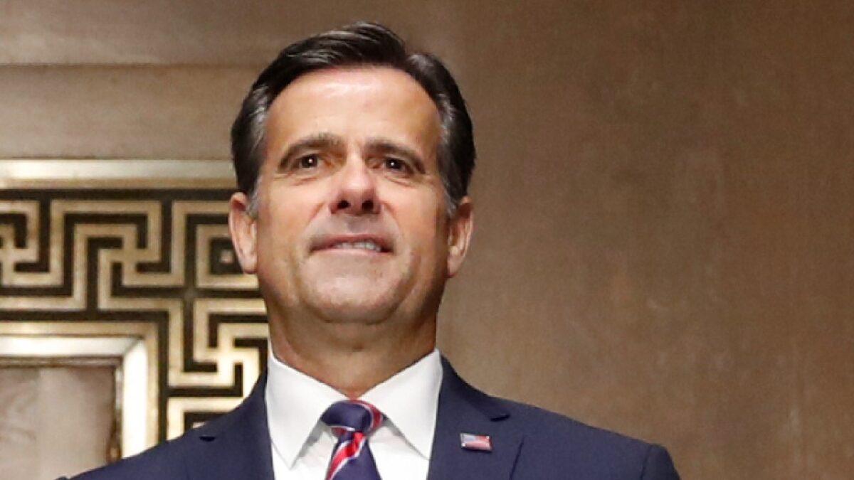 John Ratcliffe (R-Texas) is at a Senate Intelligence Committee nomination hearing on Capitol Hill in Washington, on May 5, 2020. (Andrew Harnik-Pool/Getty Images)