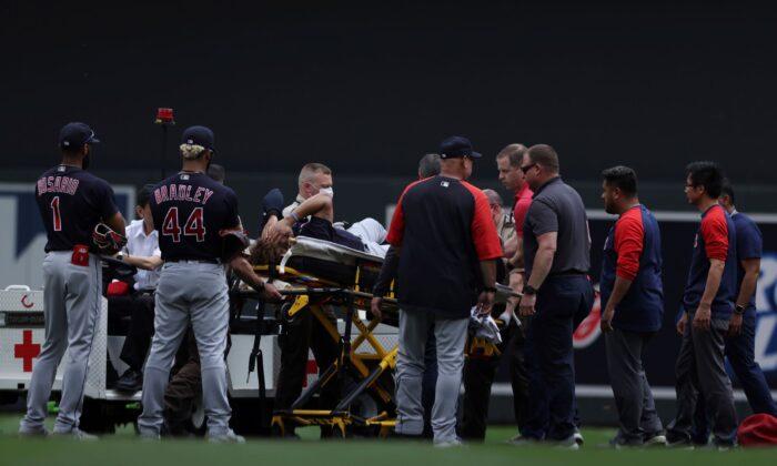 Indians of Naylor Injured in Scary Collision, Twins Win 8–2