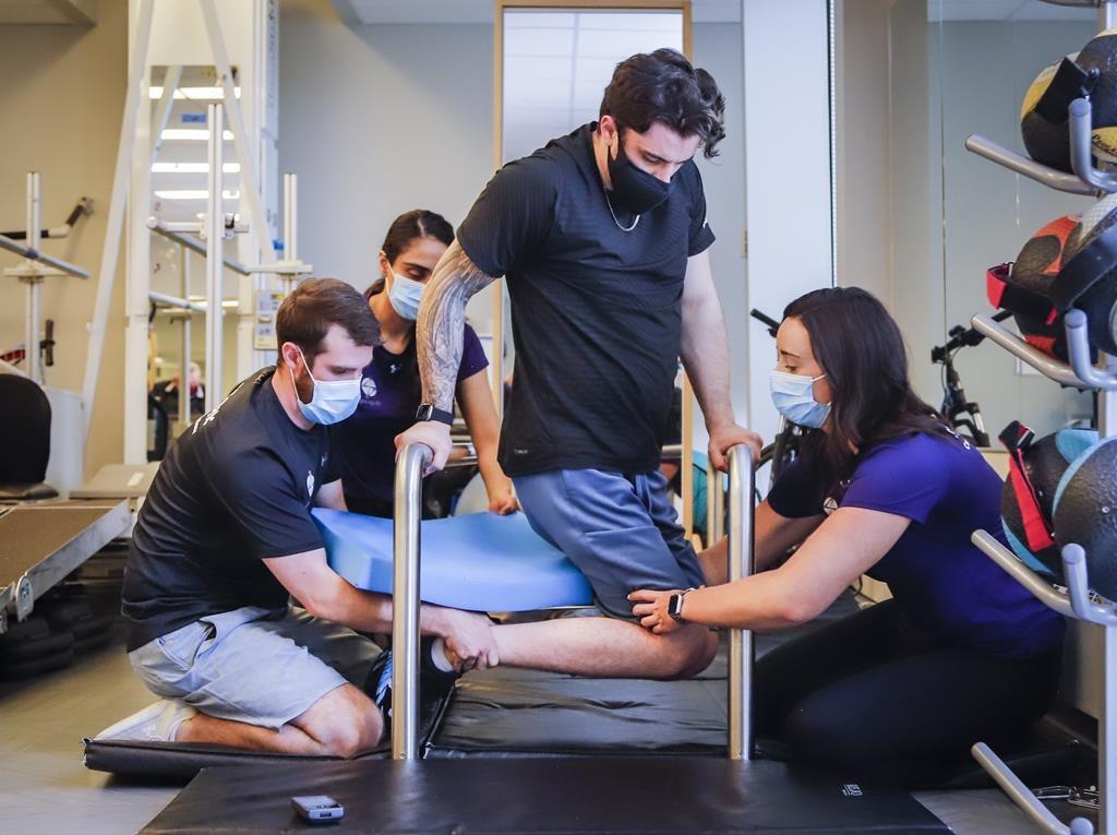 ‘You Forget How Tall You Are’: Paralyzed Humboldt Bronco Able to Stand During Physiotherapy