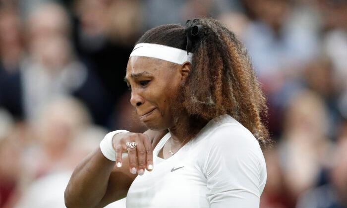 Wimbledon Ends in Tears for Injured Serena