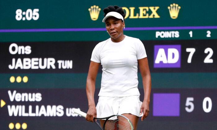 Venus Follows Serena out of Wimbledon