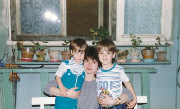 Tiberiu's wife, Sandra Czentye, and their two sons. (Courtesy of Tiberiu Czentye)