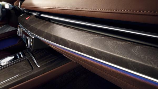 Open pore wood trim. (Courtesy of Genesis)