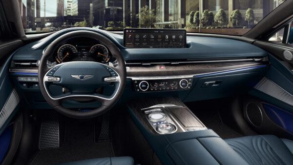 The front dashboard. (Courtesy of Genesis)