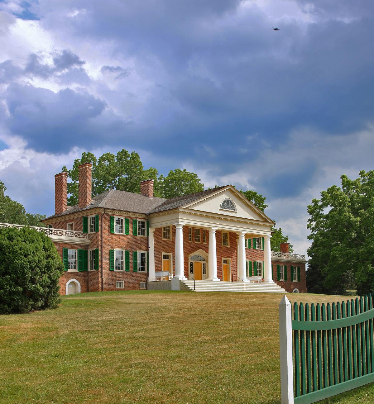 The main house at Montpelier. (Courtesy of Montpelier Foundation)