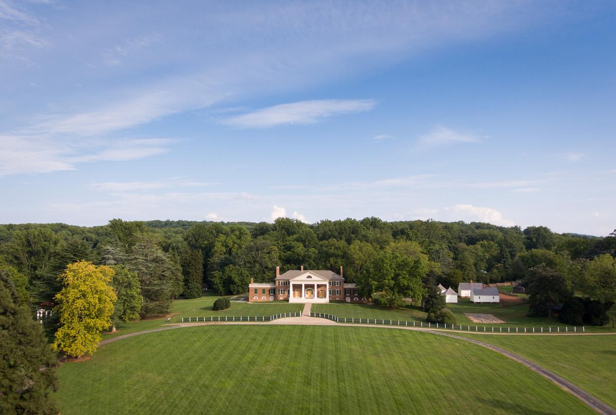 The lush grounds of Montpelier. (Courtesy of Montpelier Foundation)