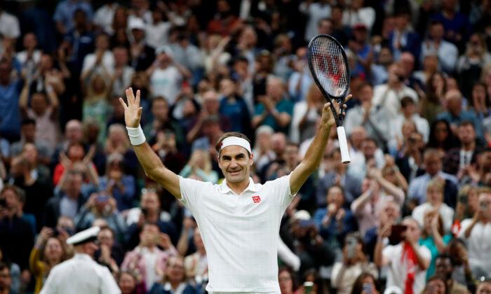Tennis-Golden Oldie Federer Through to 58th Grand Slam Quarters