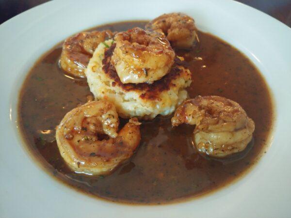 Shrimp and grits at Brigtsen's Restaurant. (Melanie Young)