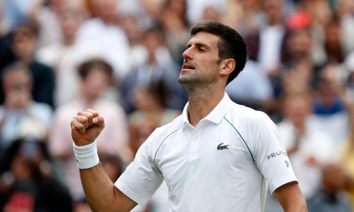 Djokovic Rolls Into Wimbledon Quarters With Garin Thrashing