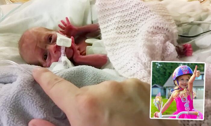 Video: Baby Born 14 Weeks Early Is Now a Thriving 5-Year-Old Inspiring Millions