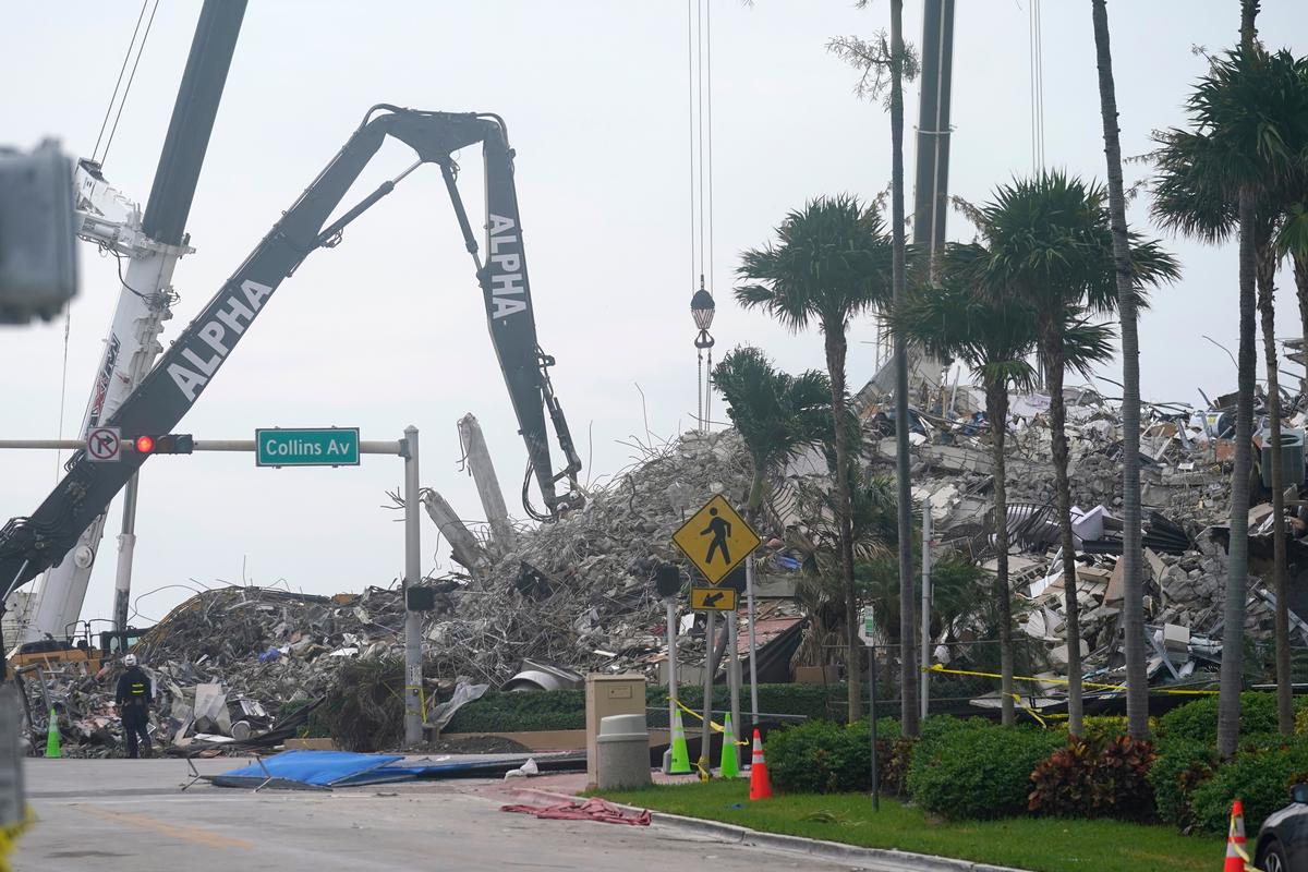 10 More Bodies Recovered From Collapsed Surfside Condo Rubble, Death Toll Now 46