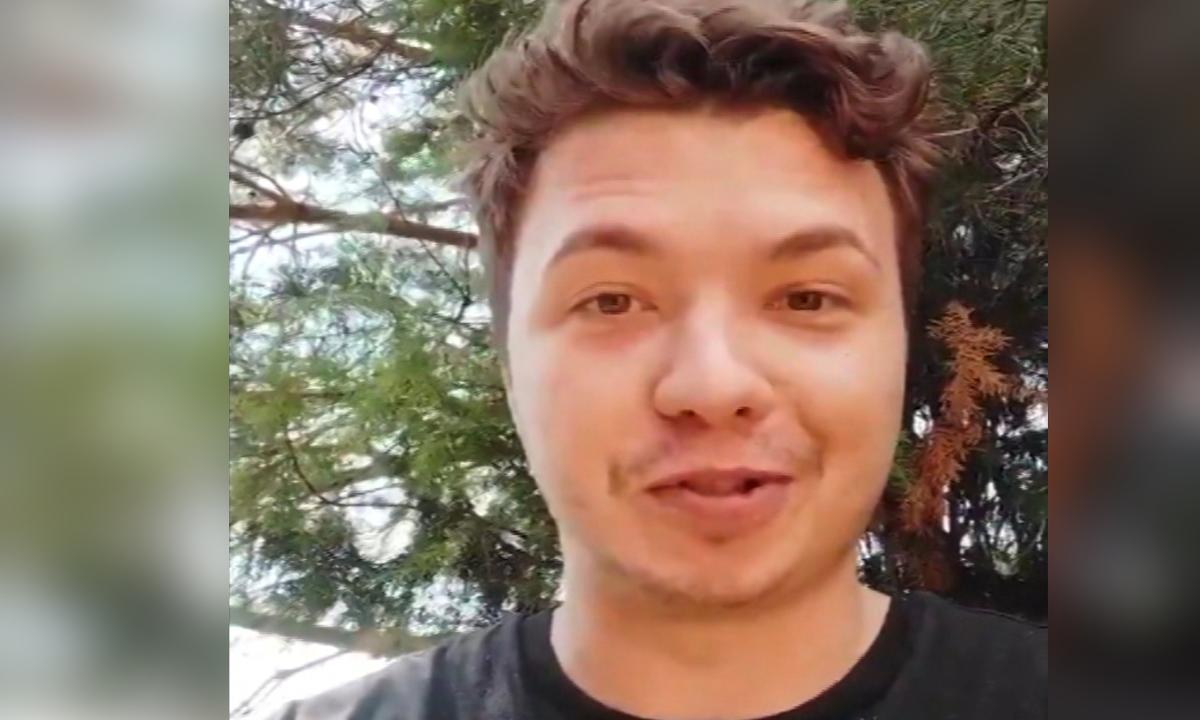 Belarusian Dissident Arrested in Plane Grounding Appears to Resurface Online