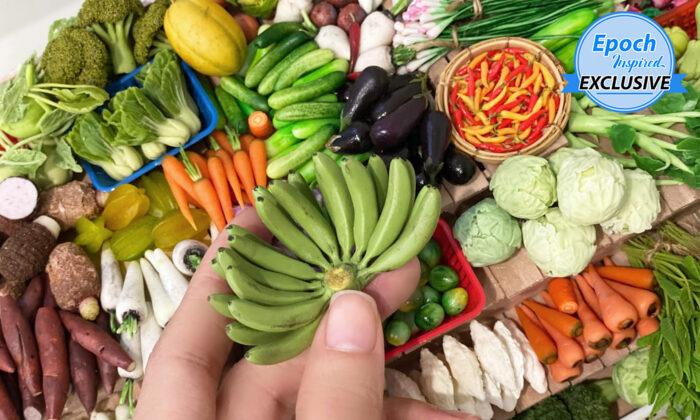 Woman Creates Miniature Clay Vegetable Market Where Everything Looks Too Real to be Fake