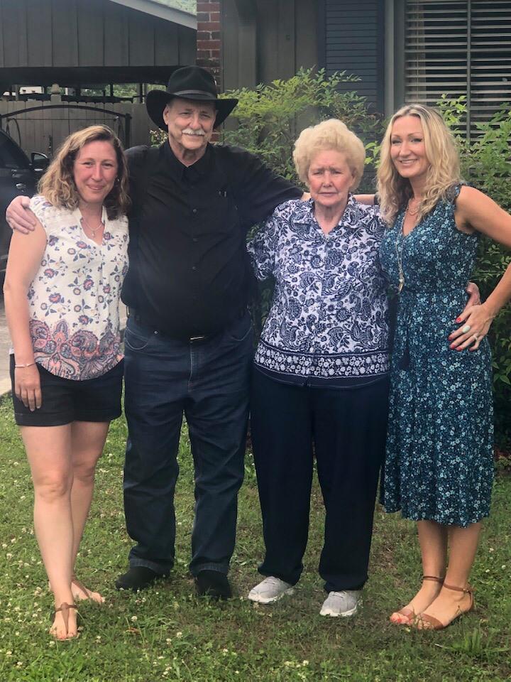 Patrick Sherman and Jean Stapp with their family members at the reunion. (Courtesy of <a href="https://www.instagram.com/a1___magicmom___0/">Donna Afman</a>)