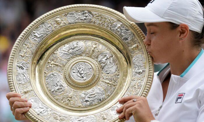 Barty Beats Pliskova at Wimbledon for 2nd Grand Slam Title