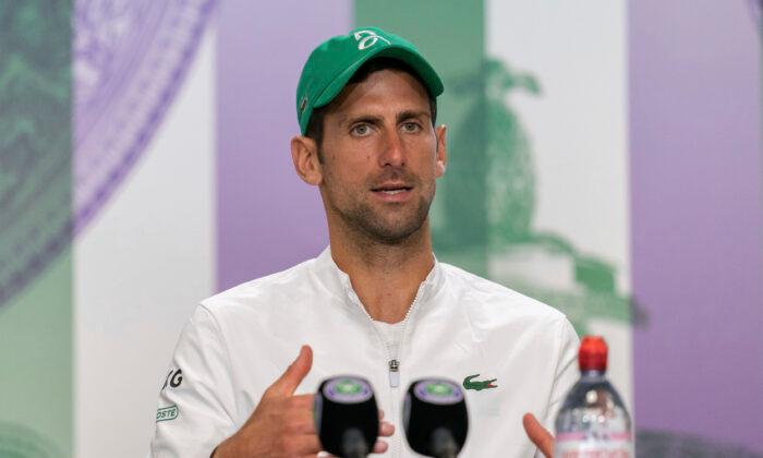 Novak Djokovic ‘50–50’ on Whether to Play at Tokyo Olympics