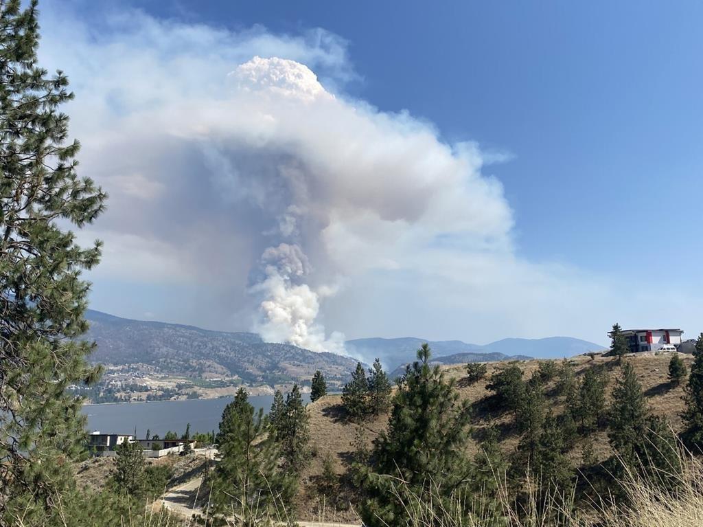 New B.C. Wildfire Forces Evacuations in South Okanagan as Some Heat Warnings Resume