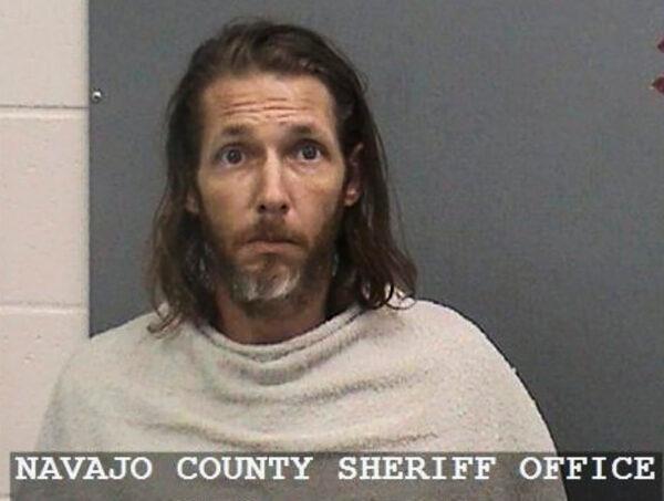 This June 19, 2021, photo provided by the Navajo County Sheriff Office shows suspect Shawn Michael Chock. (Navajo County Sheriff Office via AP)