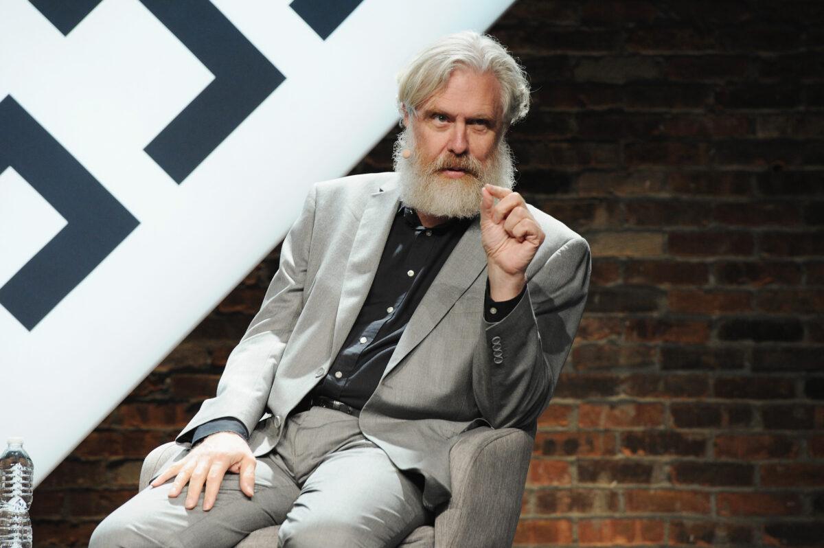 George Church, professor of genetics at Harvard Medical School, speaks onstage during the New Yorker TechFest 2016 in New York City on Oct. 7, 2016. (Craig Barritt/Getty Images)