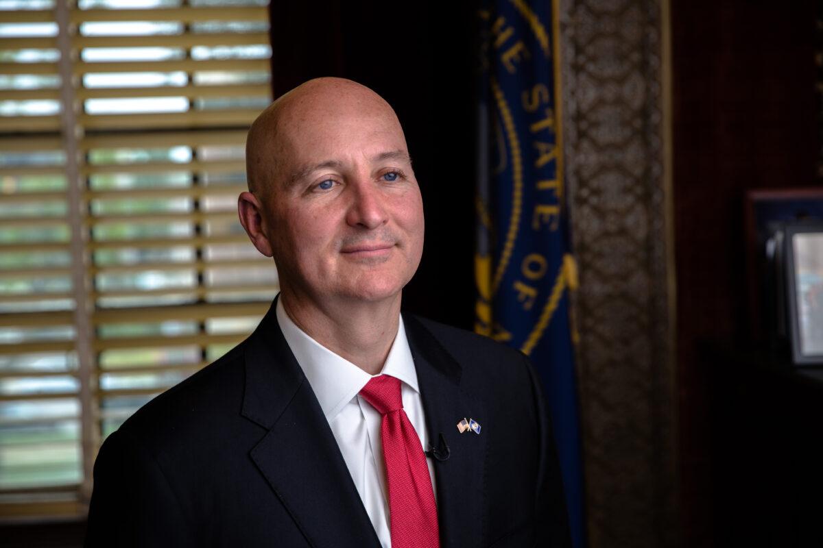 Nebraska Gov. Pete Ricketts is seen in a file photograph. (Petr Svab/The Epoch Times)
