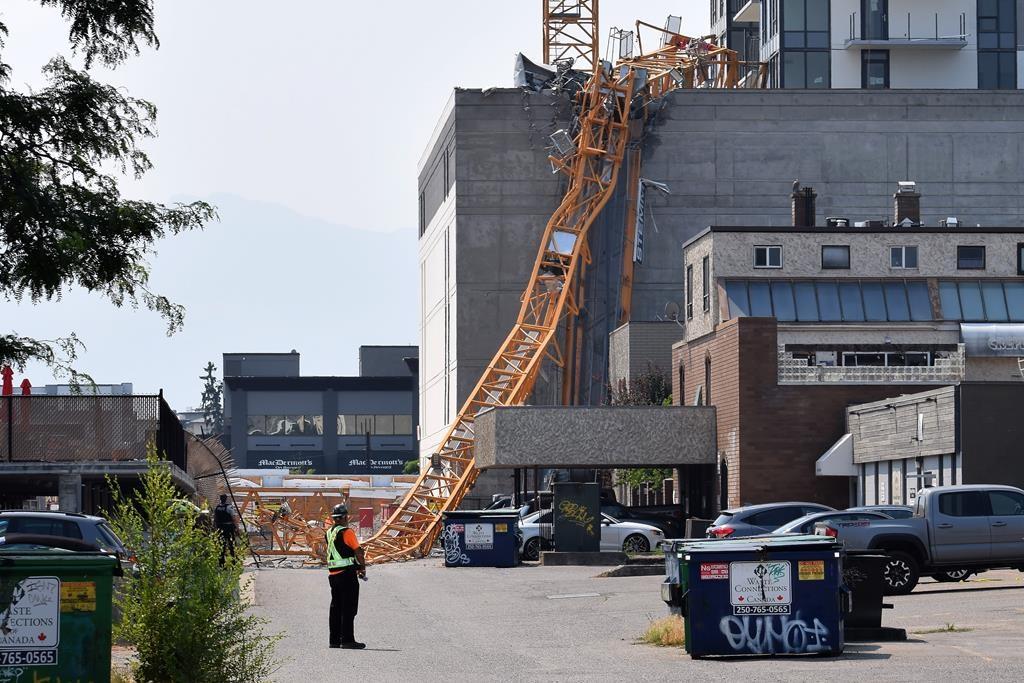 Four Dead, One Missing After Collapse of Crane in Kelowna, B.C.