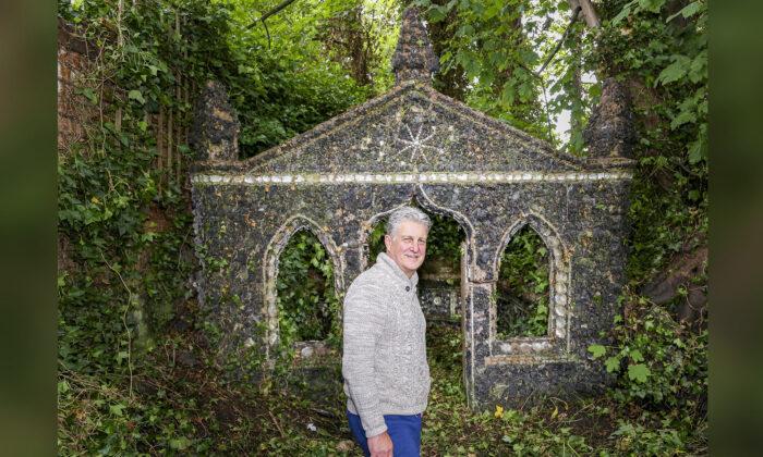 Homeowner Uncovers Garden Grotto From 1700s in Backyard of His Suburban Home of 25 Years
