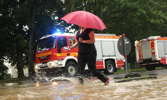 Flooding Across Parts of Europe After Heavy Rainfall