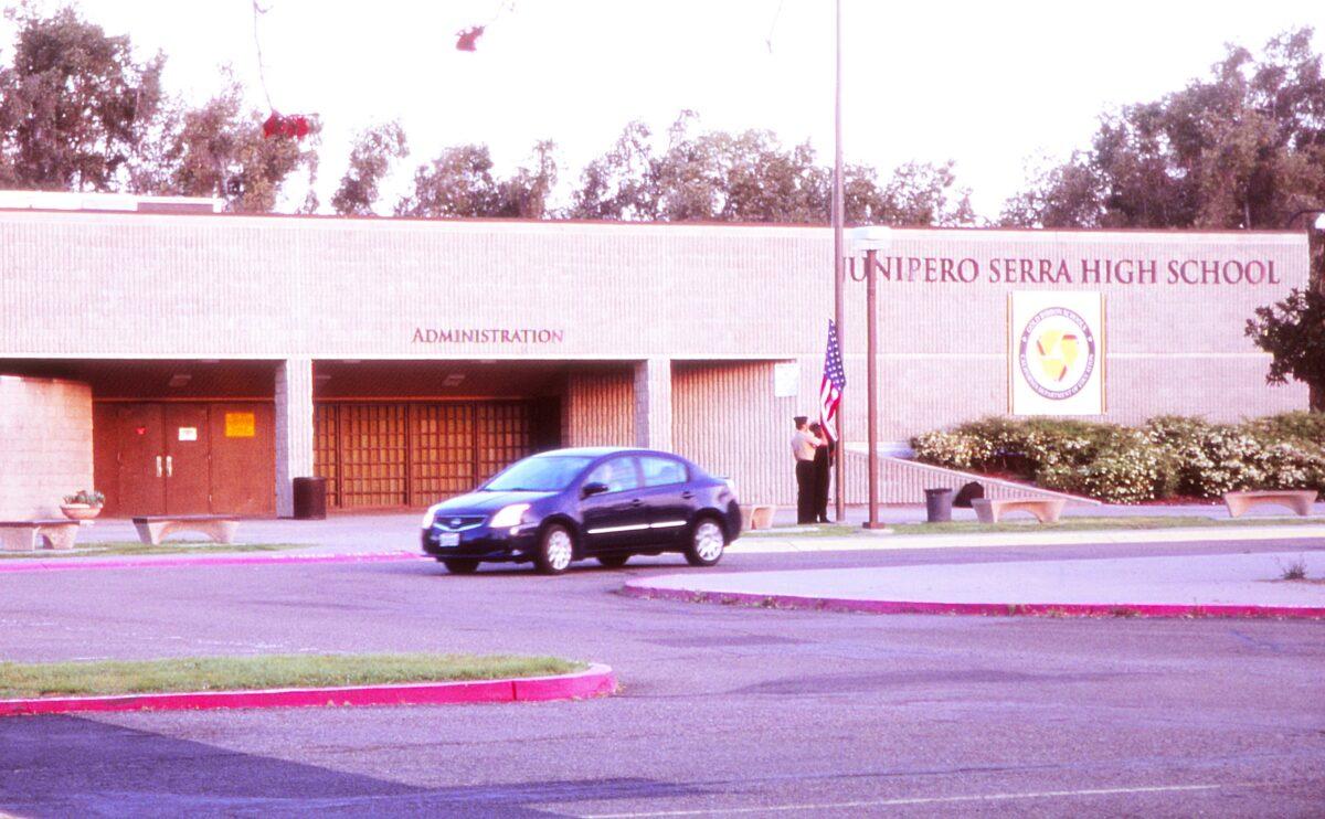 Junipero Serra High School in San Mateo, Calif., on April 11, 2017. (Worldbruce via Wikimedia Commons/CC BY-SA 4.0)