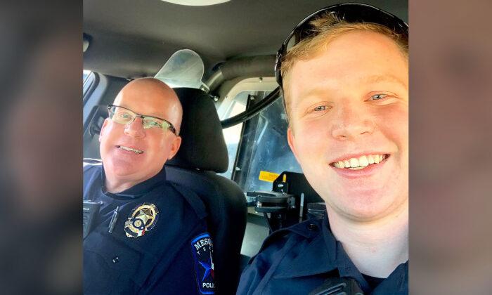 Retiring Police Captain Goes on Final Patrol of 33-Year Career With Rookie Officer Son