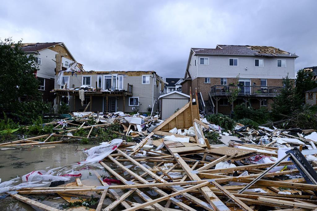 Clean-Up Begins After Tornado Destroys Home, Injures People in Barrie, Ont.