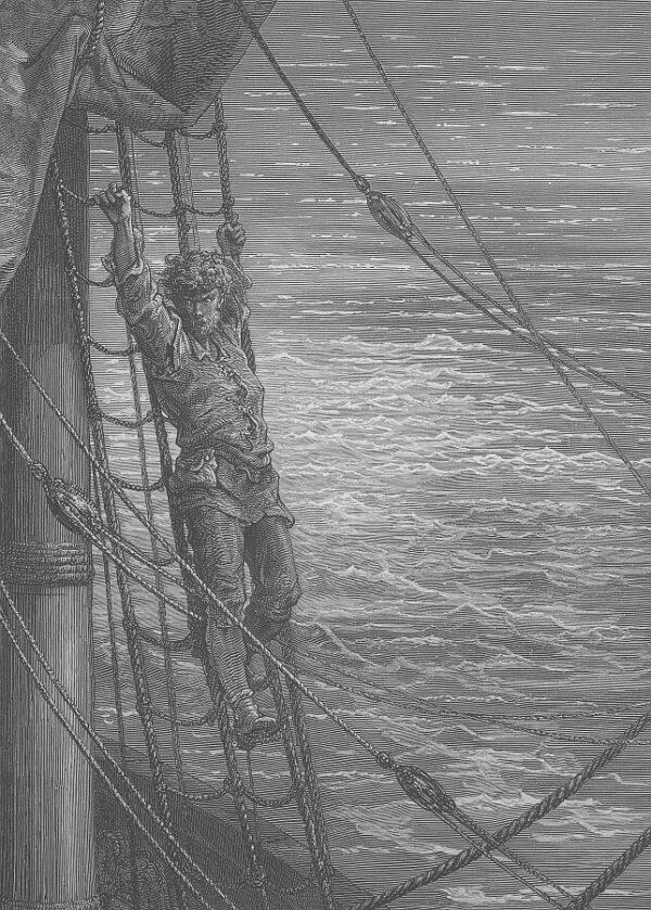 Illustration for Samuel Taylor Coleridge’s "Rime of the Ancient Mariner” by Gustave Doré. (Public Domain)