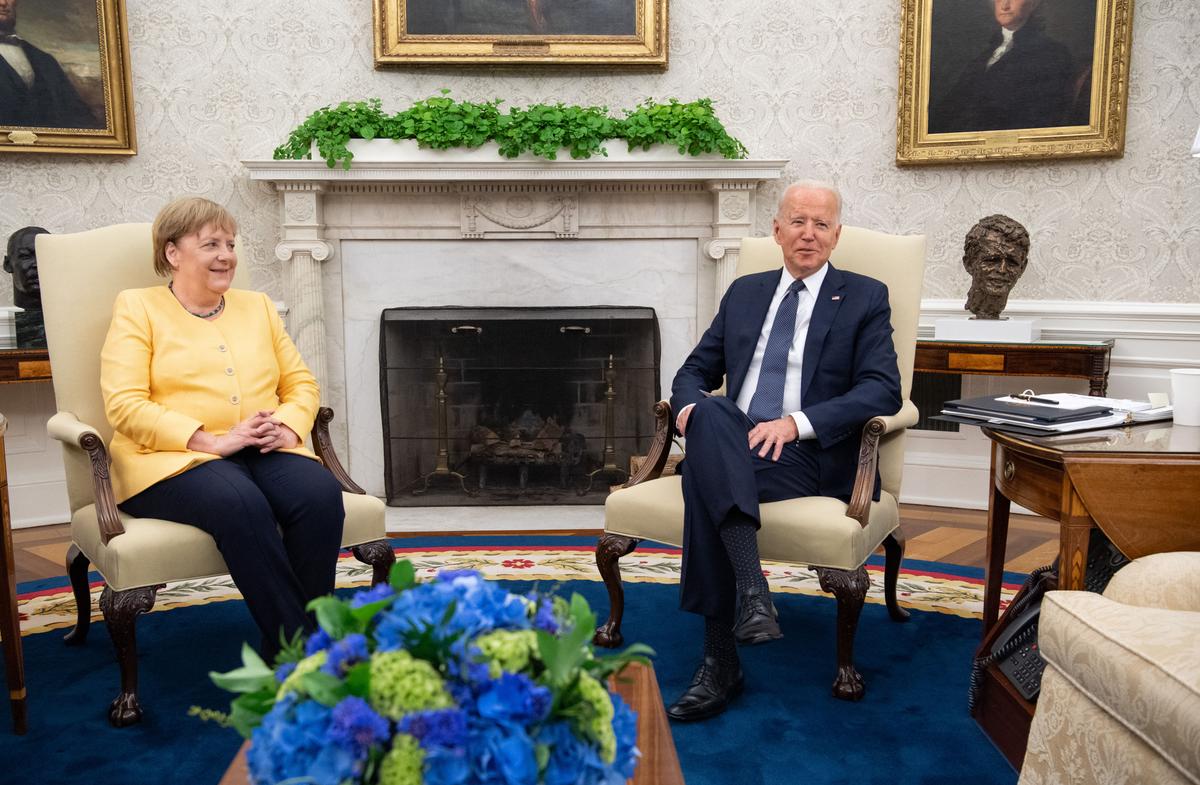 Biden, Merkel Stress Friendship While Agreeing to Disagree on Pipeline