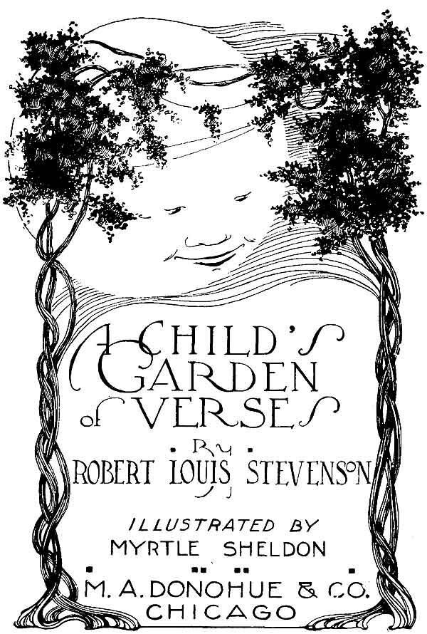 Title page of a 1916 U.S. edition of Robert Louis Stevenson's book of children's poetry. (Public Domain)