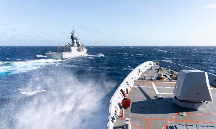 Chinese Spy Ships Eye Naval Drills Off Australian Coast