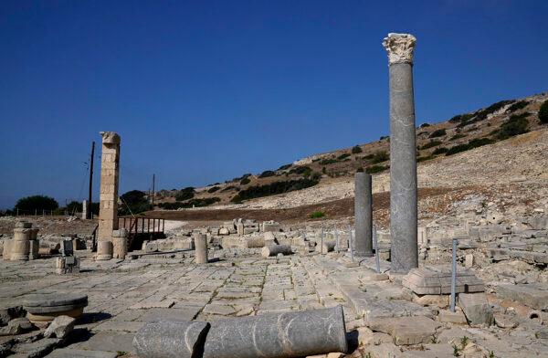 The view of ancient Amathus city, near city of Limassol, in the eastern Mediterranean island of Cyprus, on July 1, 2021. (Petros Karadjias/AP Photo)