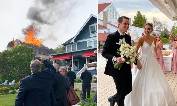 Island Community Rallies to Save a Couple’s Wedding Party After a Fire Breaks Out Next Door