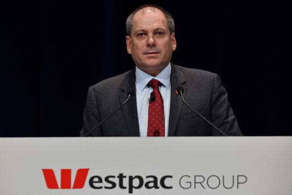 Westpac acting CEO Peter King during the Westpac 2019 Annual General Meeting at ICC Sydney, Australia on Dec. 12, 2019. Westpac has come under scrutiny in recent weeks following the launch of an investigation by Australia's financial intelligence agency, AUSTRAC, over a money laundering and child exploitation scandal. (Photo by Sam Mooy/Getty Images)