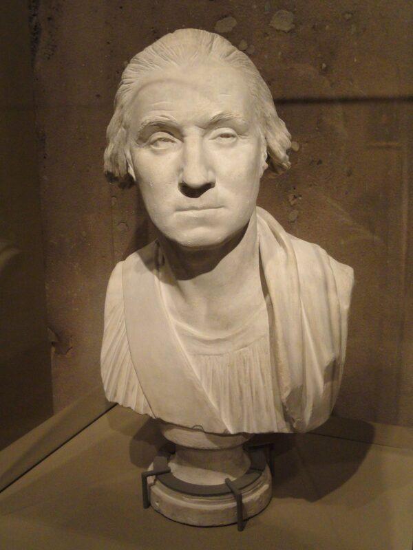 “George Washington,” circa 1786 by Jean-Antoine Houdon. Plaster. National Portrait Gallery, Washington, D.C. (Public Domain)