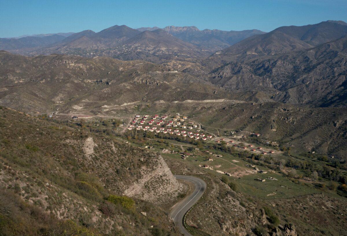 A settlement in Nagorno-Karabakh on Nov. 10, 2020. (Francesco Brembati/Reuters)